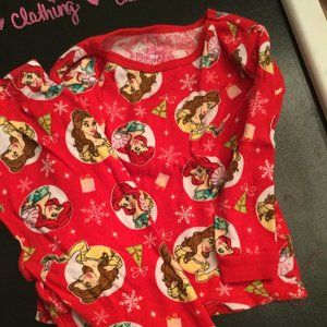 *3/$10* Disney Princess Christmas 18 mo. pajamas